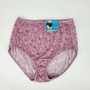 VANITY FAIR Illumination Floral Pink Super Soft Stretch Size 8/XL